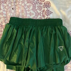 Lululemon Green Athletic Shorts